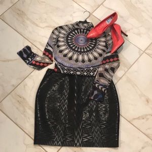 Black Mini Skirt Size XXL